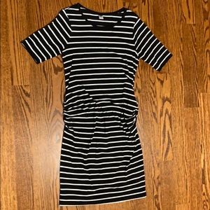 Striped dress.